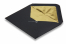 Sobres negros forrados - forro dorado | PIT Packaging.es | Paisdelossobres