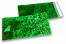 Sobres metalizados de colores - Verde holográfico 114 x 229 mm | PIT Packaging.es | Paisdelossobres
