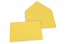 Sobres para tarjetas de felicitación de colores - Amarillo ranúnculo, 114 x 162 mm | PIT Packaging.es | Paisdelossobres