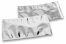 Sobres metalizados de colores - Plata 114 x 229 mm | PIT Packaging.es | Paisdelossobres