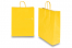 Bolsas de papel con asas redondas - amarillo, 320 x 120 x 410 mm, 100 gramos | PIT Packaging.es | Paisdelossobres