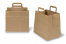 Bolsas de papel con asas planas - marrón, 260 x 175 x 245 mm | PIT Packaging.es | Paisdelossobres