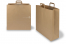 Bolsas de papel con asas planas - marrón, 450 x 170 x 480 mm | PIT Packaging.es | Paisdelossobres