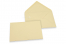 Sobres para tarjetas de felicitación de colores - Camel, 114 x 162 mm | PIT Packaging.es | Paisdelossobres