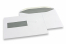 Sobres con ventana, blancos, 162 x 229 mm (C5), ventana a la izquierda 40 x 110 mm, posición de la ventana a 20 mm desde izquierda y 72 mm del extremo inferior, cierre engomado, 90 gramos, peso aprox. cada uno 7 g | PIT Packaging.es | Paisdelossobres