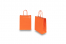 Bolsas de papel con asas redondas - naranja, 180 x 80 x 220 mm, 90 gramos | PIT Packaging.es | Paisdelossobres