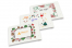 Sobres acolchados de Navidad blancos - ejemplos con un logotipo | PIT Packaging.es | Paisdelossobres
