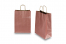 Bolsas de papel con asas redondas - rojo metalizado, 260 x 120 x 350 mm, 90 gramos | PIT Packaging.es | Paisdelossobres