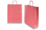 Bolsas de papel con asas redondas - rojo terciopelo, 320 x 120 x 410 mm, 100 gramos | PIT Packaging.es | Paisdelossobres