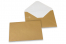 Sobres para tarjetas de felicitación de colores - Dorado, 114 x 162 mm | PIT Packaging.es | Paisdelossobres