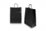 Bolsas de papel con asas redondas - negro, 260 x 120 x 350 mm, 90 gramos | PIT Packaging.es | Paisdelossobres