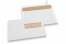 Sobres con ventana de color crema, 162 x 229 mm (C5), ventana a la derecha 40 x 110 mm, posición de la ventana a 15 mm desde derecha y 72 mm del parte inferior, 90 gramos, aprox. 7 g por unidad  | PIT Packaging.es | Paisdelossobres