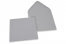 Sobres para tarjetas de felicitación de colores - Gris, 155 x 155 mm | PIT Packaging.es | Paisdelossobres