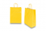 Bolsas de papel con asas redondas - amarillo, 260 x 120 x 350 mm, 90 gramos | PIT Packaging.es | Paisdelossobres