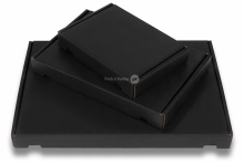 Cajas plegables negras para envío | PIT Packaging.es | Paisdelossobres