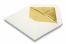 Sobres de color blanco marfil forrados - forro dorado | PIT Packaging.es | Paisdelossobres