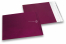 Sobres metalizados mate de colores - Burdeos 165 x 165 mm | PIT Packaging.es | Paisdelossobres