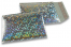 Sobres acolchados ECO metalizados - plata con holograma 180 x 250 mm | PIT Packaging.es | Paisdelossobres