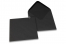 Sobres para tarjetas de felicitación de colores - Negro, 155 x 155 mm | PIT Packaging.es | Paisdelossobres