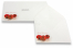 Sobres para tarjetas de Navidad - Bolas de Navidad rojas | PIT Packaging.es | Paisdelossobres