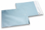 Sobres metalizados mate de colores - Azul hielo 165 x 165 mm | PIT Packaging.es | Paisdelossobres