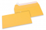 Sobres de papel de color - Amarillo dorado, 110 x 220 mm  | PIT Packaging.es | Paisdelossobres