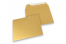 Sobres de papel de color - Dorado metalizado, 160 x 160 mm | PIT Packaging.es | Paisdelossobres