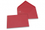 Sobres para tarjetas de felicitación de colores - Rojo, 114 x 162 mm | PIT Packaging.es | Paisdelossobres