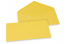 Sobres para tarjetas de felicitación de colores - Amarillo ranúnculo, 110 x 220 mm | PIT Packaging.es | Paisdelossobres