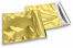 Sobres metalizados de colores - Dorado 220 x 220 mm | PIT Packaging.es | Paisdelossobres