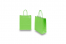 Bolsas de papel con asas redondas - verde, 180 x 80 x 220 mm, 90 gramos | PIT Packaging.es | Paisdelossobres