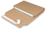 Embalaje para libros - cerrar el embalaje con la tira adhesiva - marron | PIT Packaging.es | Paisdelossobres