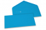 Sobres para tarjetas de felicitación de colores - Azul oceano, 110 x 220 mm | PIT Packaging.es | Paisdelossobres