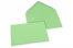 Sobres para tarjetas de felicitación de colores - Verde menta, 125 x 175 mm | PIT Packaging.es | Paisdelossobres
