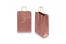 Bolsas de papel con asas redondas - rojo metalizado, 220 x 100 x 310 mm, 90 gramos | PIT Packaging.es | Paisdelossobres