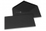 Sobres para tarjetas de felicitación de colores - Negro, 110 x 220 mm | PIT Packaging.es | Paisdelossobres