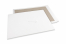 Sobres con dorso de cartón - 450 x 600 mm, anverso kraft blanco de 120 gramos, reverso dúplex gris de 700 gramos, no engomado / sin tira | PIT Packaging.es | Paisdelossobres