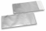 Sobres metalizados mate de colores - Plata 110 x 220 mm | PIT Packaging.es | Paisdelossobres