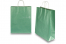Bolsas de papel con asas redondas - verde metalizado, 320 x 120 x 410 mm, 100 gramos | PIT Packaging.es | Paisdelossobres