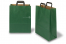 Bolsas de papel con asas planas - verde, 320 x 140 x 420 mm | PIT Packaging.es | Paisdelossobres