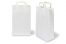 Bolsas de papel con asas planas - blanco, 220 x 105 x 360 mm | PIT Packaging.es | Paisdelossobres