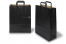 Bolsas de papel con asas planas - negro, 320 x 140 x 420 mm | PIT Packaging.es | Paisdelossobres