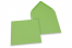 Sobres para tarjetas de felicitación de colores - Verde manzana, 155 x 155 mm | PIT Packaging.es | Paisdelossobres