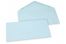 Sobres para tarjetas de felicitación de colores - Azul claro, 110 x 220 mm | PIT Packaging.es | Paisdelossobres