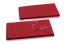 Sobres con cuerda y arandela - 110 x 220 x 25 mm, rojo | PIT Packaging.es | Paisdelossobres