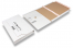 Embalaje para libros se entrega plano - blanco | PIT Packaging.es | Paisdelossobres