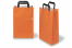 Bolsas de papel con asas planas - naranja, 220 x 105 x 360 mm | PIT Packaging.es | Paisdelossobres
