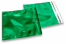 Sobres metalizados de colores - Verde 220 x 220 mm | PIT Packaging.es | Paisdelossobres