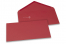  Sobres para tarjetas de felicitación de colores - Rojo vino, 110 x 220 mm | PIT Packaging.es | Paisdelossobres