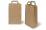 Bolsas de papel con asas planas - marrón, 220 x 105 x 360 mm | PIT Packaging.es | Paisdelossobres